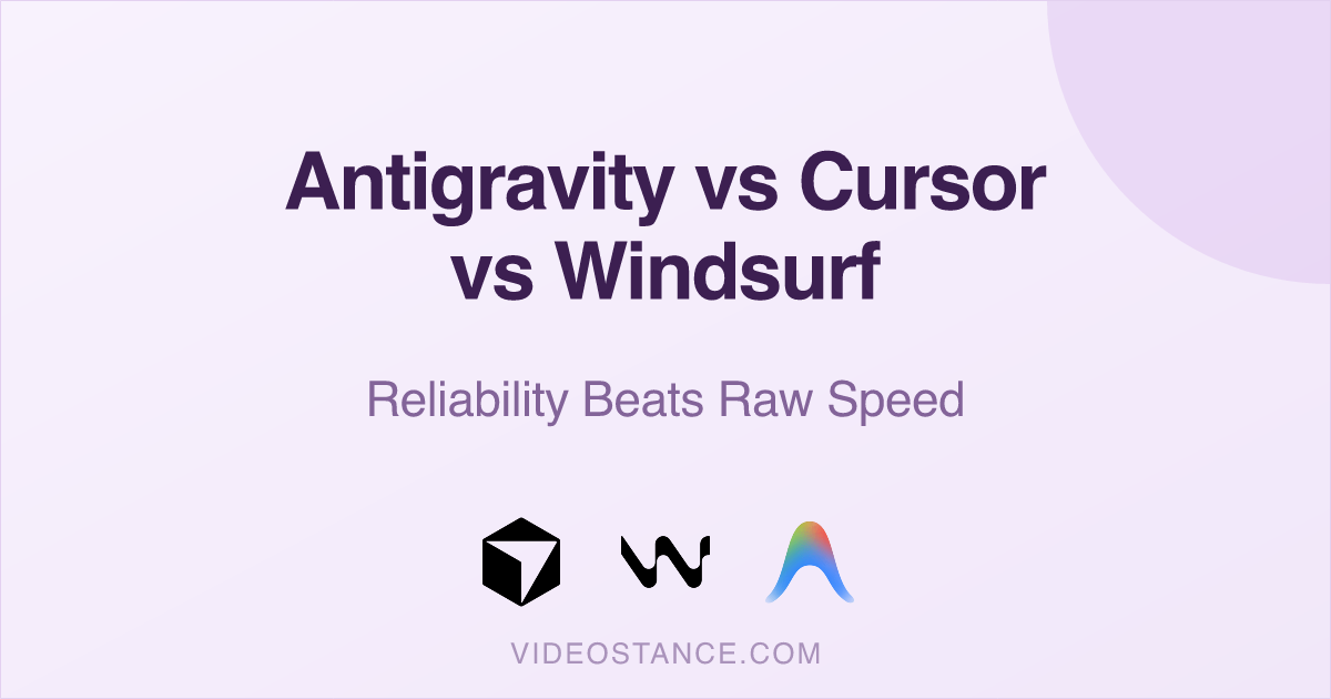 Cursor vs Antigravity vs Windsurf: Fast or Reliable?