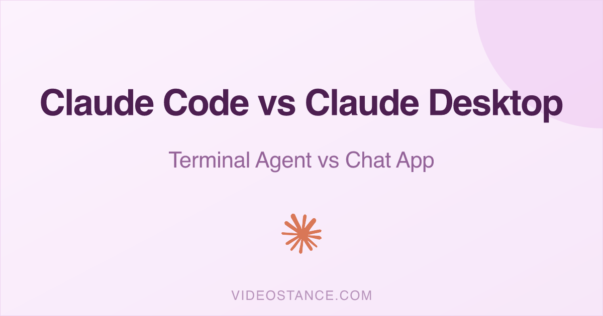 Claude Code vs Claude Desktop: Repo Agent or Chat Researcher?