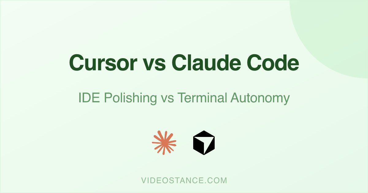 Cursor vs Claude Code: Terminal Autonomy vs IDE Polish