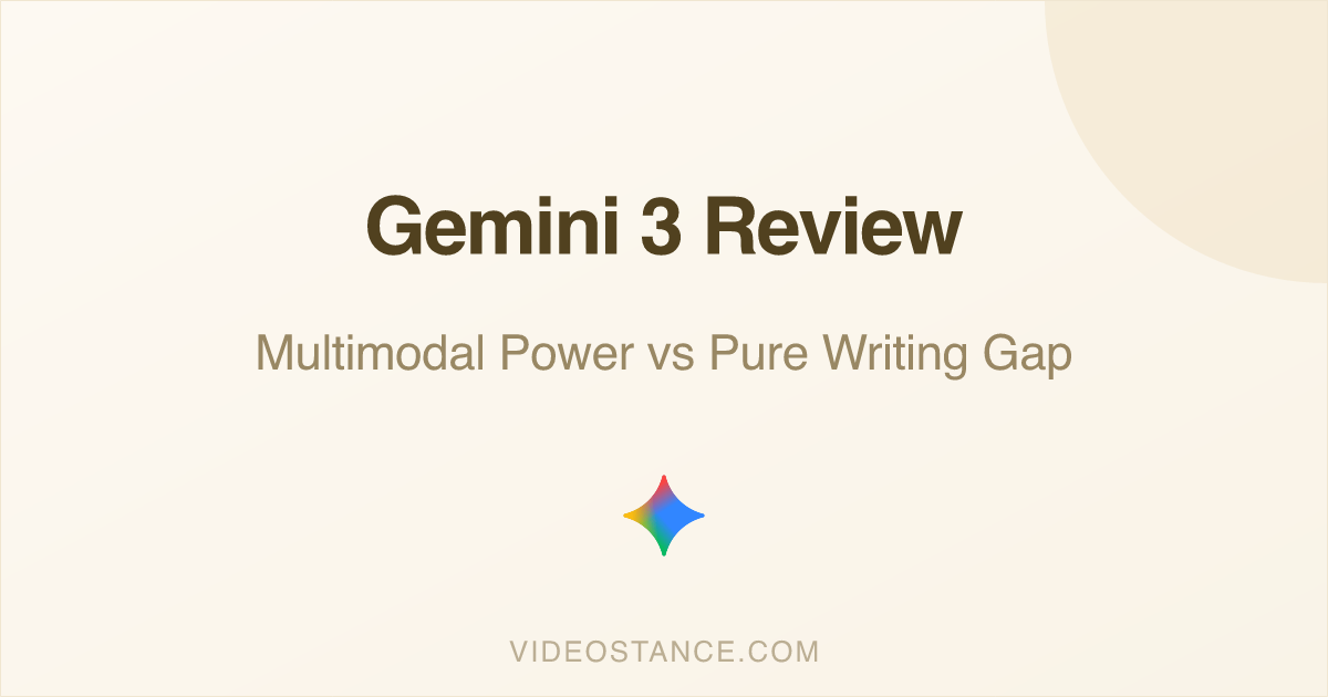 Gemini 3 Review: Multimodal Power, but a Writing Gap