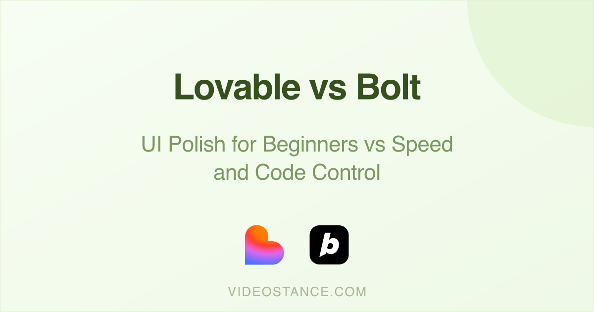 Lovable vs Bolt: No-Code Polish or Real Code Control?