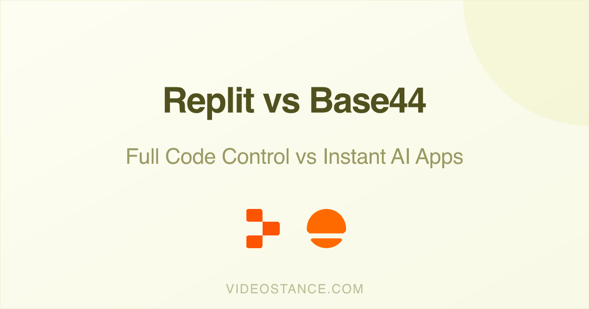 Replit vs Base44: Full Code Control or No-Code Speed?
